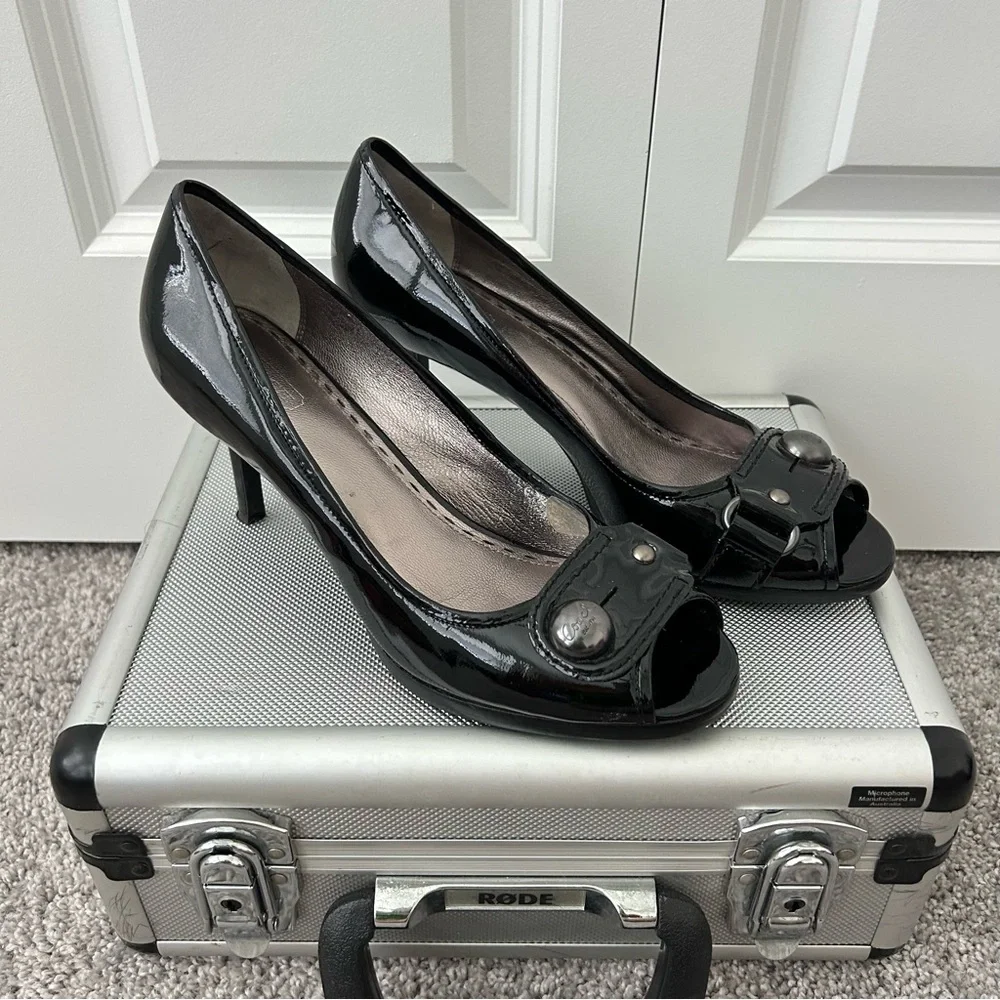 Coach Black Patent Leather‎ Heels